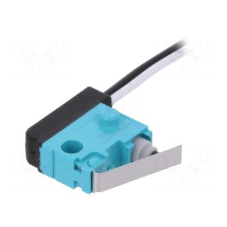 Microswitch SNAP ACTION | with lever | SPST-NO | 0.1A/30VDC | Pos: 2