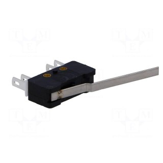 Microswitch SNAP ACTION | with lever | SPST-NO + SPST-NC | ON-(ON)