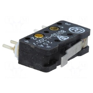 Microswitch SNAP ACTION | 2.5A/250VAC | 0.3A/220VDC | with lever