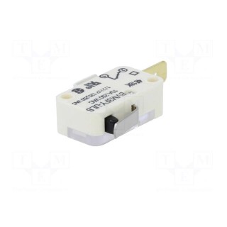Microswitch SNAP ACTION | 10A/250VAC | with lever | SPST | (ON)-OFF