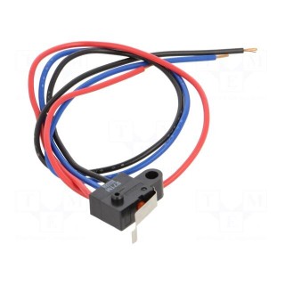 Microswitch SNAP ACTION | 1A/30VDC | SPDT | Rcont max: 100mΩ | Pos: 2