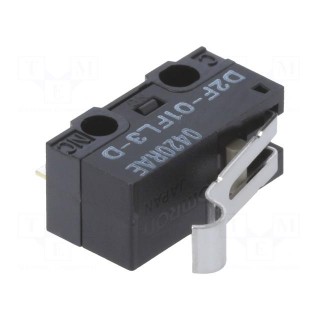 Microswitch SNAP ACTION | 3A/125VAC | 2A/30VDC | SPDT | ON-(ON) | IP40