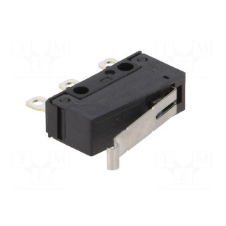 Microswitch SNAP ACTION | 5A/125VAC | SPDT | Rcont max: 30mΩ | Pos: 2
