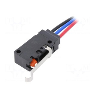Microswitch SNAP ACTION | 0.1A/125VAC | SPDT | ON-(ON) | Pos: 2 | IP67