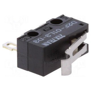 Microswitch SNAP ACTION | 3A/125VAC | SPDT | ON-(ON) | Pos: 2 | IP40