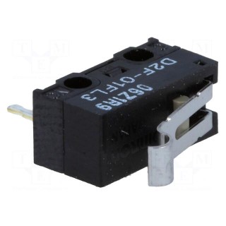 Microswitch SNAP ACTION | 1A/125VAC | 0.1A/30VDC | SPDT | ON-(ON)