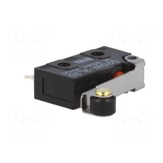 Microswitch SNAP ACTION | with lever (with roller) | SPDT | Pos: 2