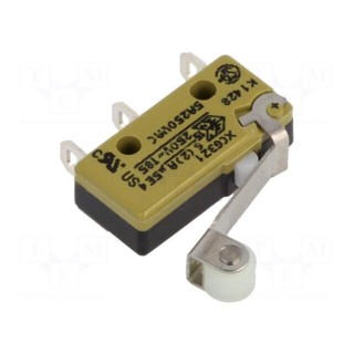 Microswitch SNAP ACTION | with lever (with roller) | SPDT | Pos: 2