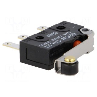 Microswitch SNAP ACTION | with lever (with roller) | SPDT | Pos: 2