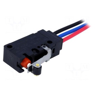 Microswitch SNAP ACTION | 5A/250VAC | 5A/30VDC | SPDT | ON-(ON) | IP67