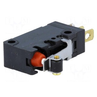 Microswitch SNAP ACTION | 6A/250VAC | 5A/24VDC | SPDT | ON-(ON) | IP40