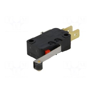 Microswitch SNAP ACTION | 5A/250VAC | with lever (with roller)