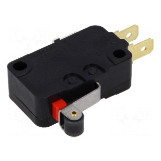 Microswitch SNAP ACTION | 6A/250VAC | 5A/24VDC | SPDT | ON-(ON) | IP40