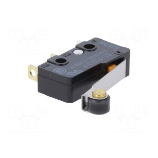 Microswitch SNAP ACTION | 5A/125VAC | with lever (with roller)
