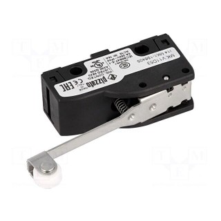 Microswitch SNAP ACTION | 6A/250VAC | 5A/24VDC | SPDT | ON-(ON) | IP40