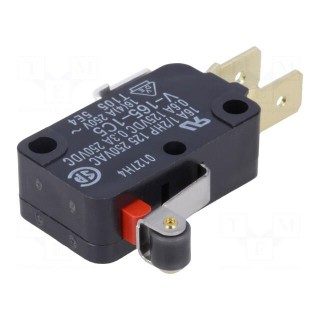 Microswitch SNAP ACTION | 16A/250VAC | 0.6A/125VDC | SPDT | ON-(ON)