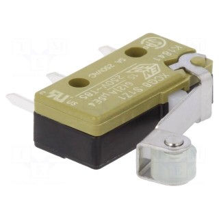 Microswitch SNAP ACTION | 12A/250VAC | with lever (with roller)