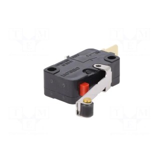 Microswitch SNAP ACTION | with lever (with roller) | SPST-NO