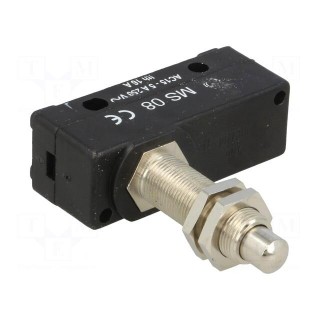 Microswitch SNAP ACTION | 16A/250VAC | with pin | SPDT | ON-(ON)