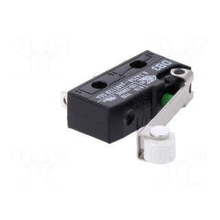 Microswitch SNAP ACTION | with roller | SPDT | 0.1A/250VAC | ON-(ON)