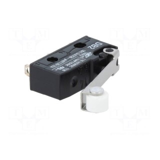 Microswitch SNAP ACTION | 10A/250VAC | 0.1A/80VDC | with roller