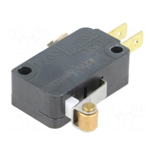 Microswitch SNAP ACTION | with roller | SPDT | 15A/250VAC | Pos: 2