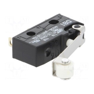 Microswitch SNAP ACTION | 6A/250VAC | 0.1A/80VDC | with roller