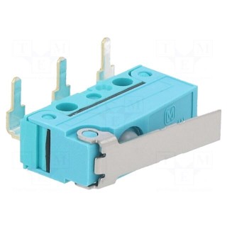 Microswitch SNAP ACTION | 2A/250VAC | 2A/30VDC | with short lever