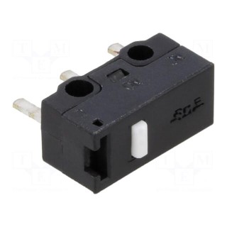 Microswitch SNAP ACTION | 0.05A/30VDC | without lever | SPDT | Pos: 2