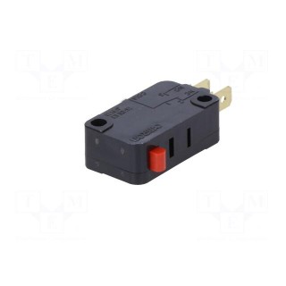 Microswitch SNAP ACTION | 0.1A/125VAC | without lever | SPDT | Pos: 2