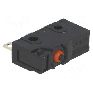 Microswitch SNAP ACTION | without lever | SPDT | 0.1A/125VAC | Pos: 2