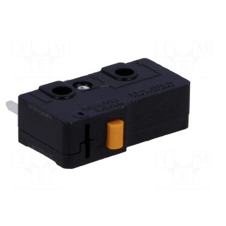Microswitch SNAP ACTION | 0.1A/125VAC | 0.1A/30VDC | without lever
