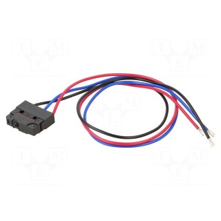 Microswitch SNAP ACTION | 0.1A/250VAC | 0.1A/30VDC | without lever