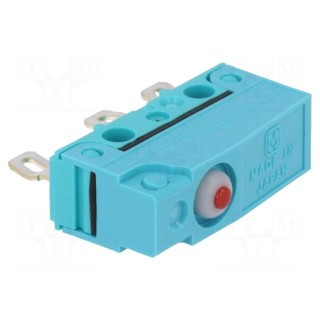 Microswitch SNAP ACTION | without lever | SPDT | 0.1A/250VAC | Pos: 2