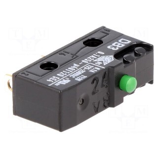 Microswitch SNAP ACTION | 0.1A/250VAC | 0.1A/80VDC | without lever