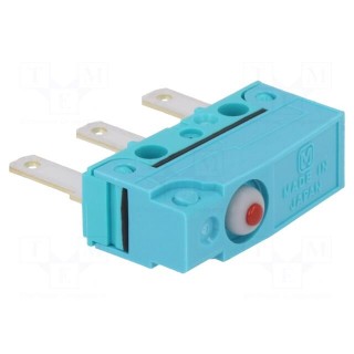 Microswitch SNAP ACTION | without lever | SPDT | 0.1A/250VAC | Pos: 2