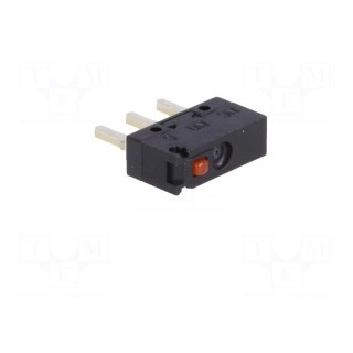 Microswitch SNAP ACTION | 0.1A/30VDC | without lever | SPDT | Pos: 2