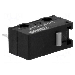 Microswitch SNAP ACTION | 1A/125VAC | 0.1A/30VDC | without lever