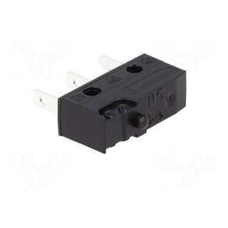 Microswitch SNAP ACTION | 10A/250VAC | 0.1A/80VDC | without lever