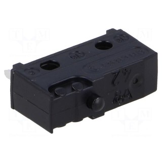 Microswitch SNAP ACTION | 10A/250VAC | 0.1A/80VDC | without lever