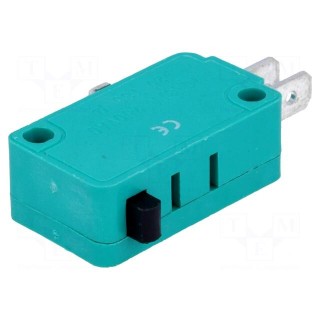 Microswitch SNAP ACTION | 10A/250VAC | without lever | SPDT | Pos: 2