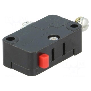 Microswitch SNAP ACTION | without lever | SPDT | 15A/125VAC | Pos: 2
