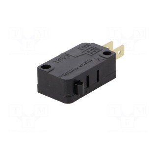 Microswitch SNAP ACTION | 15A/125VAC | without lever | SPDT | Pos: 2