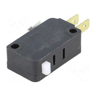 Microswitch SNAP ACTION | 15A/250VAC | without lever | SPDT | Pos: 2