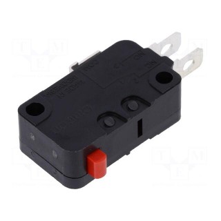 Microswitch SNAP ACTION | 16A/250VAC | 10A/30VDC | without lever