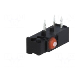 Microswitch SNAP ACTION | without lever | SPDT | 1A/250VAC | ON-(ON)