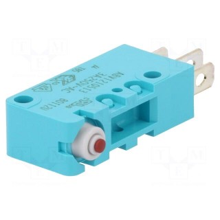 Microswitch SNAP ACTION | 3A/250VAC | without lever | SPDT | ON-(ON)