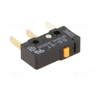 Microswitch SNAP ACTION | without lever | SPDT | 5A/125VAC | ON-(ON)