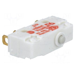 Microswitch SNAP ACTION | without lever | SPDT | 5A/250VAC | ON-(ON)