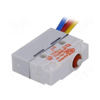 Microswitch SNAP ACTION | without lever | SPDT | 5A/250VAC | ON-(ON)